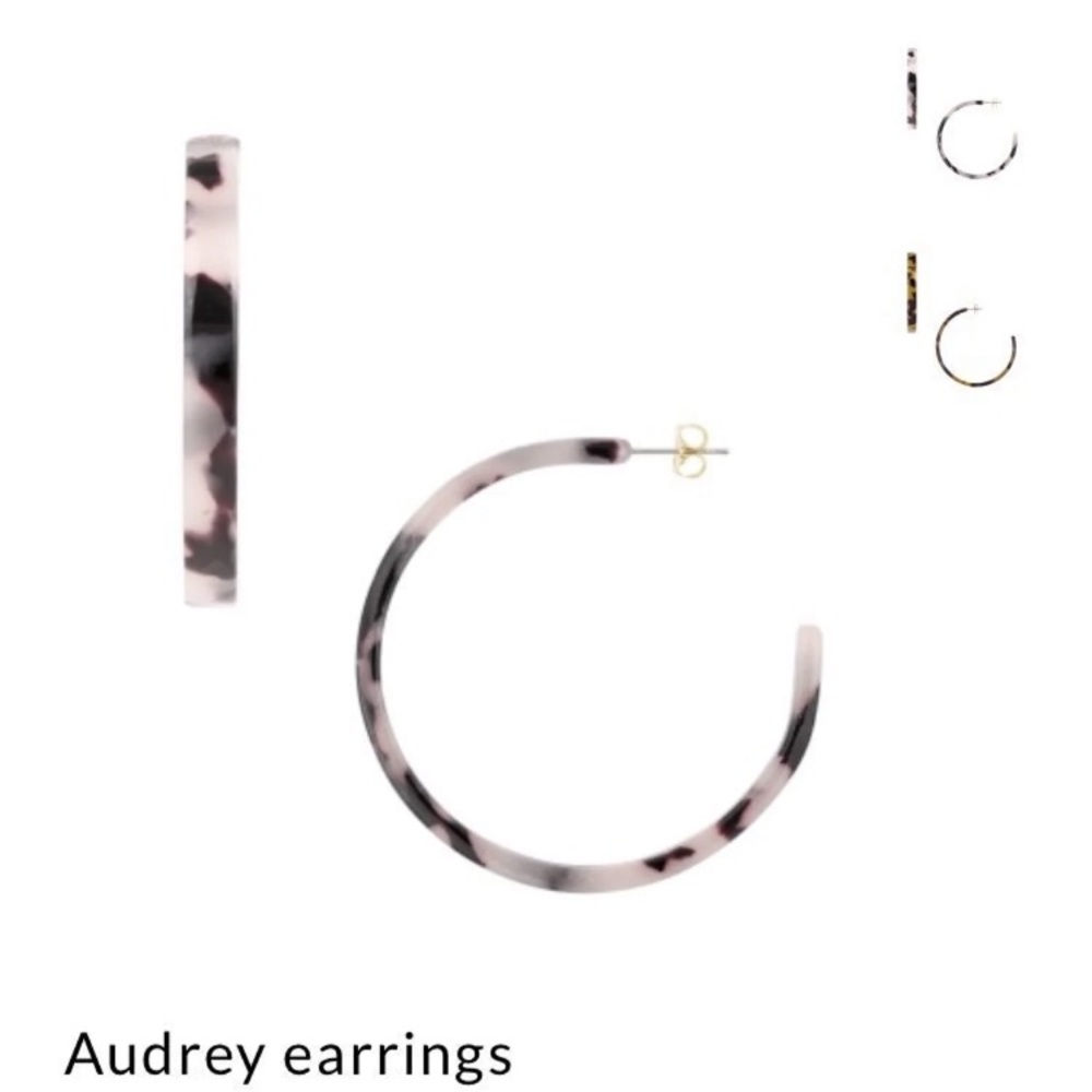 SOLD Tortoise shell hoops